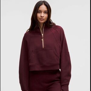Lululemon Scuba oversized Half Zip Hoodie